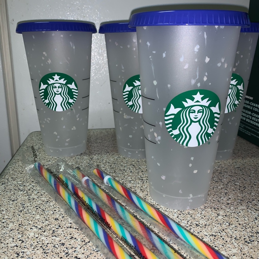 Brand new Starbucks Confetti Cups